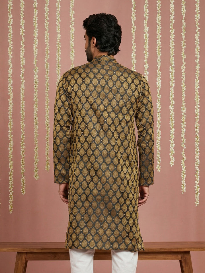 Jacquard Kurta For Men