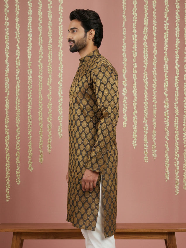 Jacquard Kurta For Men