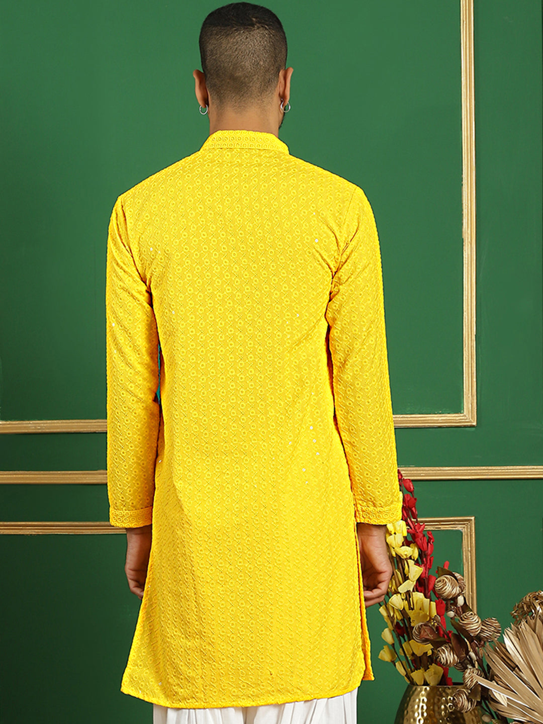 Sequin Embroidered Pure Cotton Kurtas