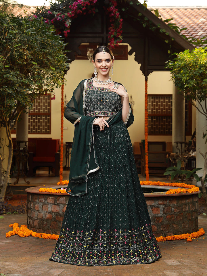 Stylum georgette embroidered lehenga – wholesale manufacturer &amp; exporter from India