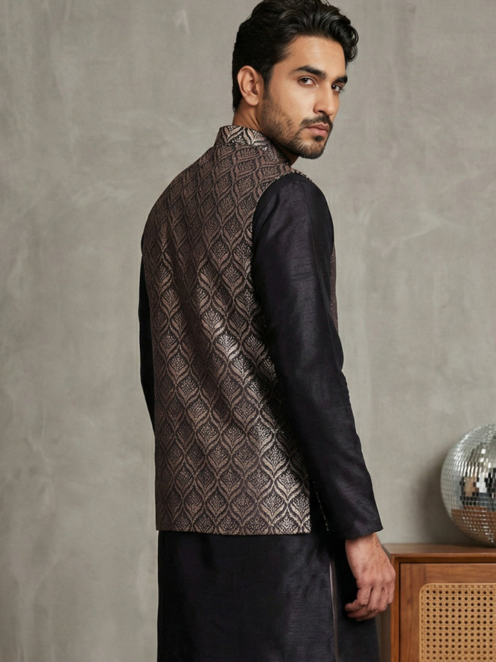 Woven Design Nehru Jacket