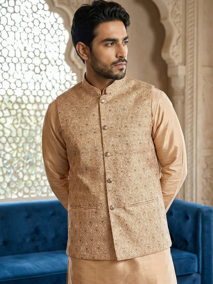 Woven Design Nehru Jacket