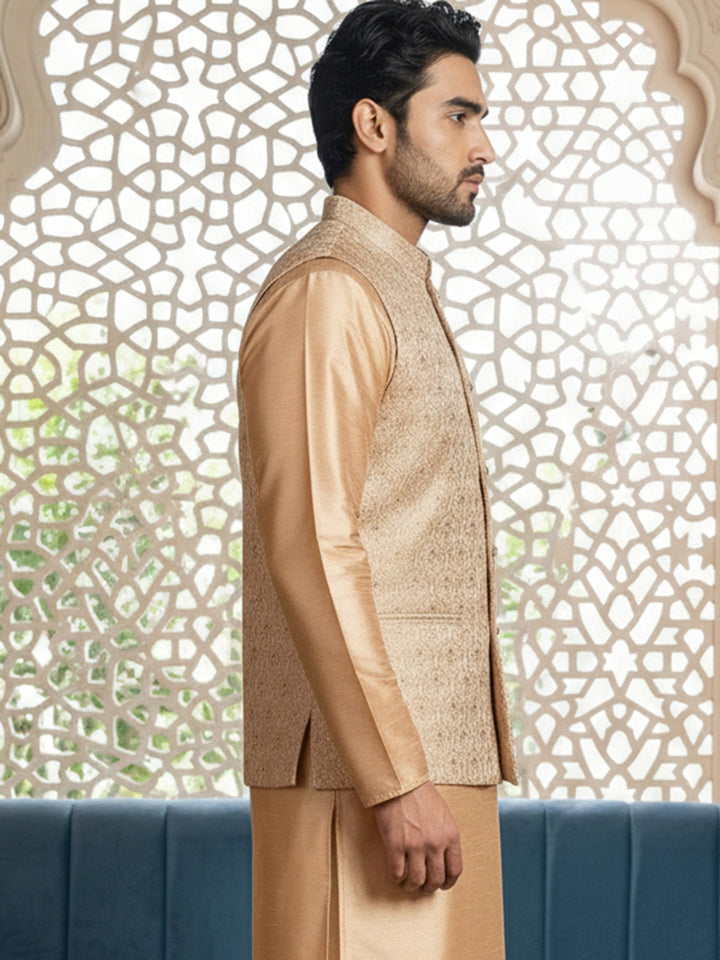 Woven Design Nehru Jacket