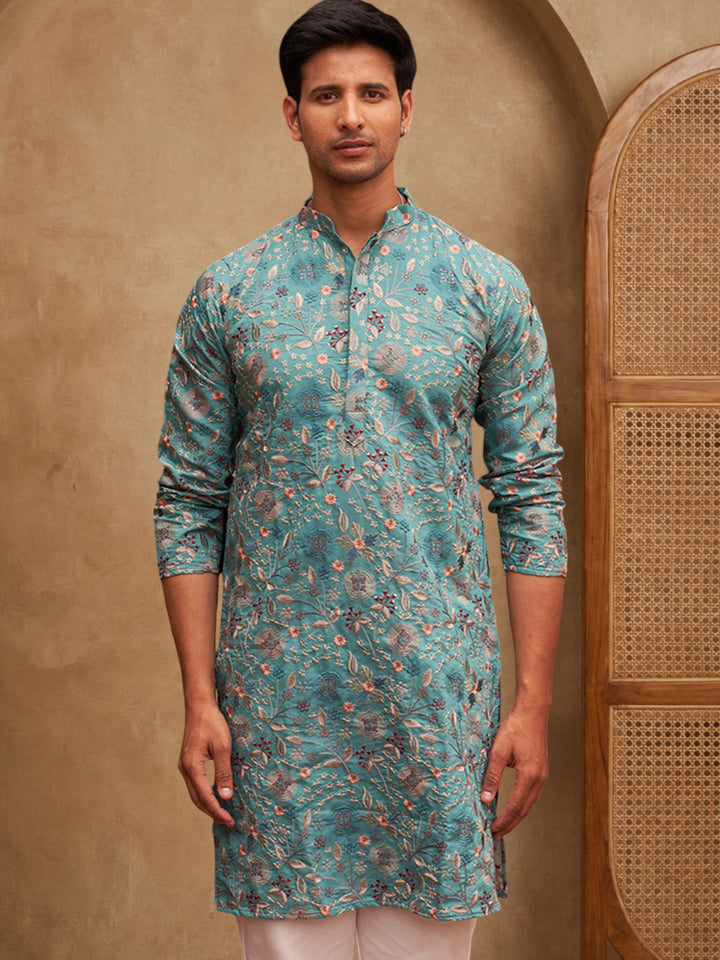 Embroidered Kurta For Men