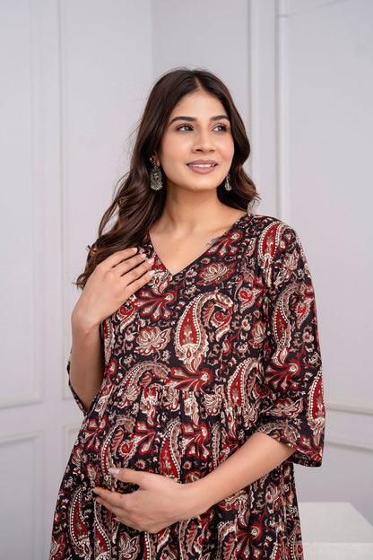 Black Maternity Dress