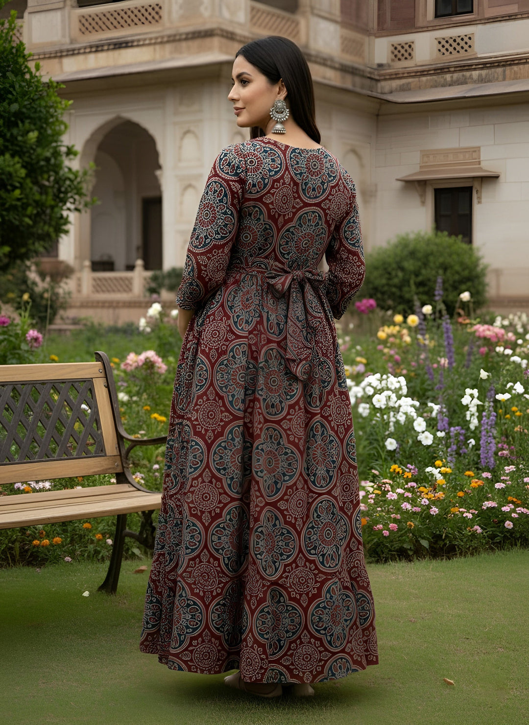 Printed Maternity Dress