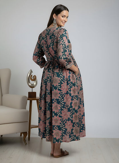 Printed Maternity Dress