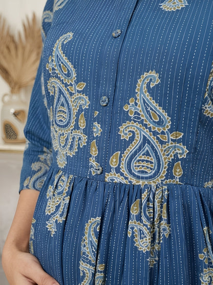 Printed Maternity Dress