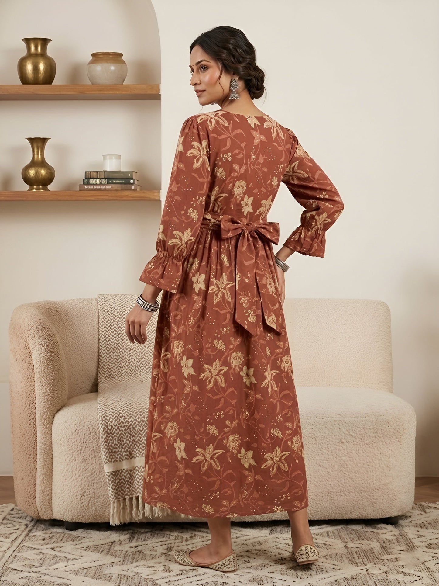 Printed Maternity Dress