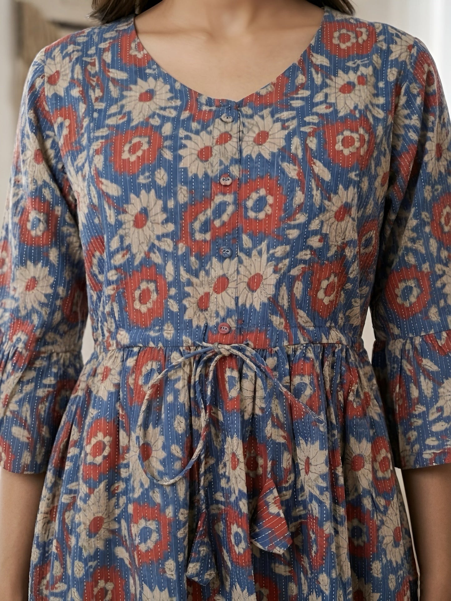 Printed Maternity Dress