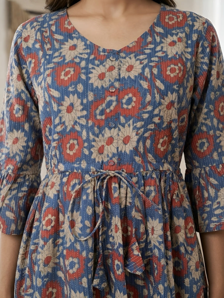 Printed Maternity Dress