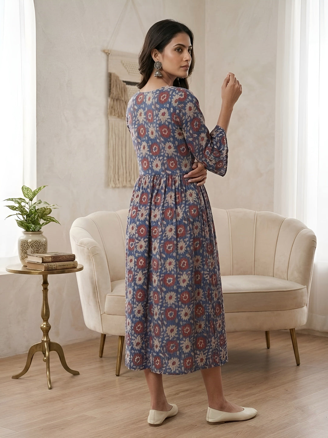 Printed Maternity Dress