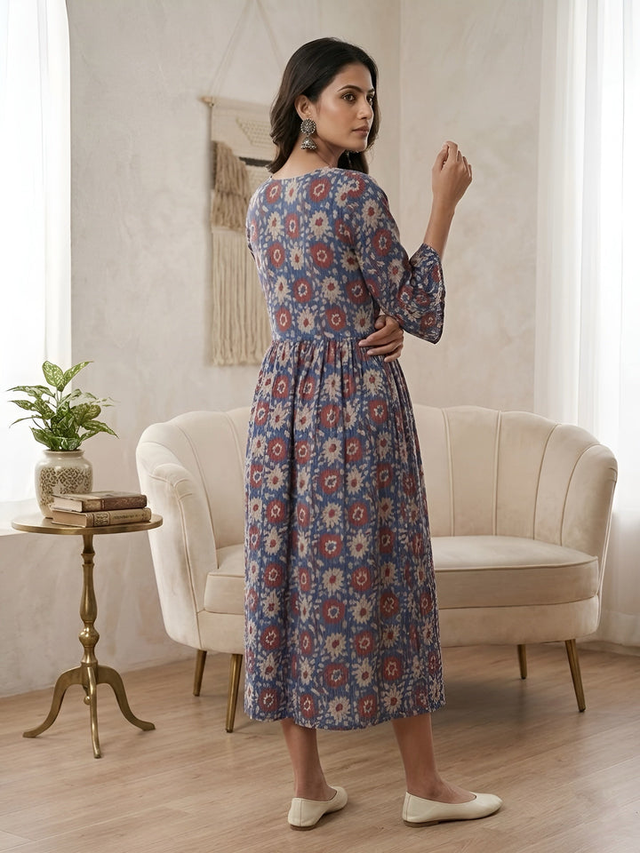 Printed Maternity Dress