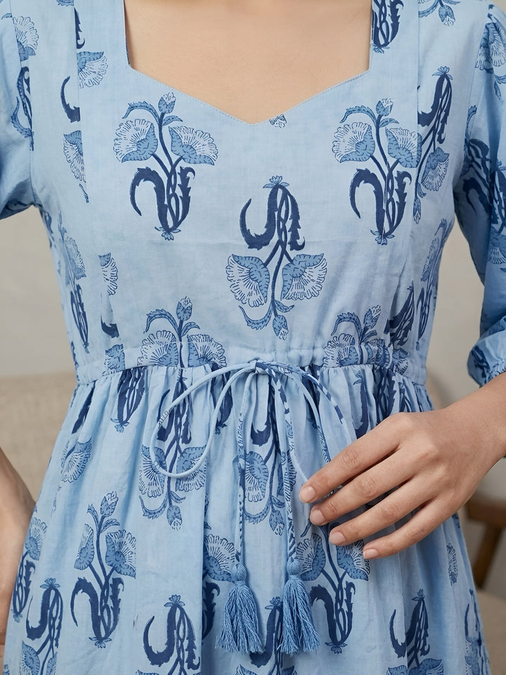 Printed Maternity Dress