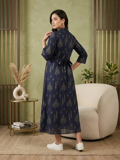Printed Maternity Dress