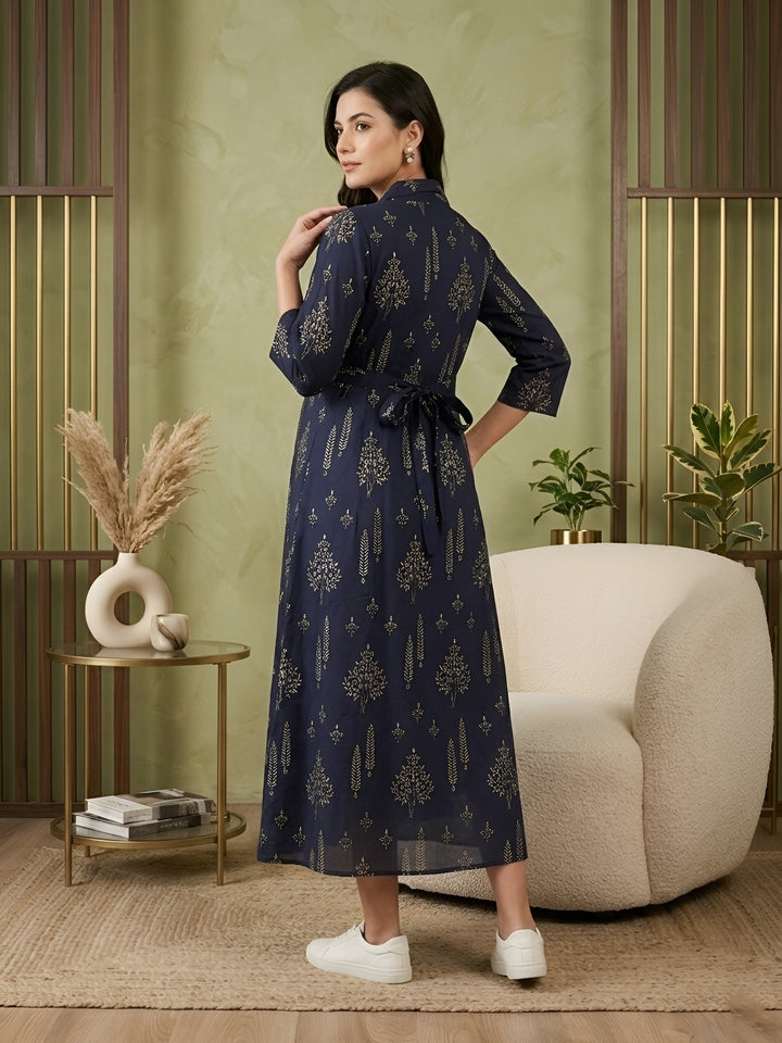 Printed Maternity Dress