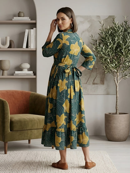 Printed Maternity Dress