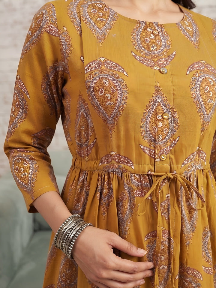 Printed Maternity Dress