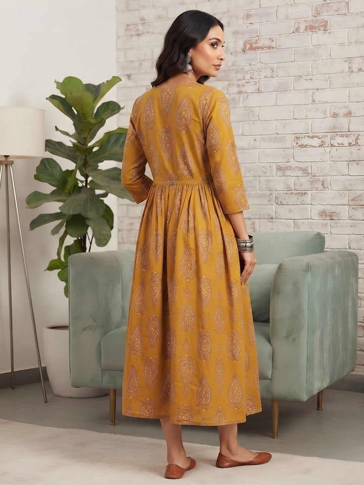 Printed Maternity Dress