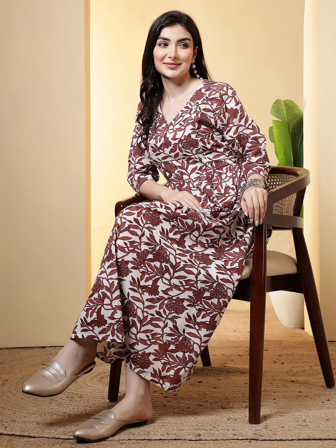 Floral Printed Dress for Women