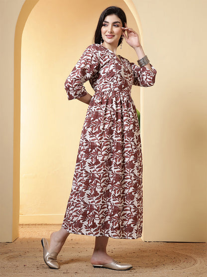 Floral Printed Dress for Women