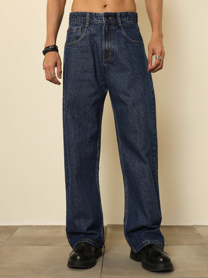 Men Blue Relax Fit Jeans