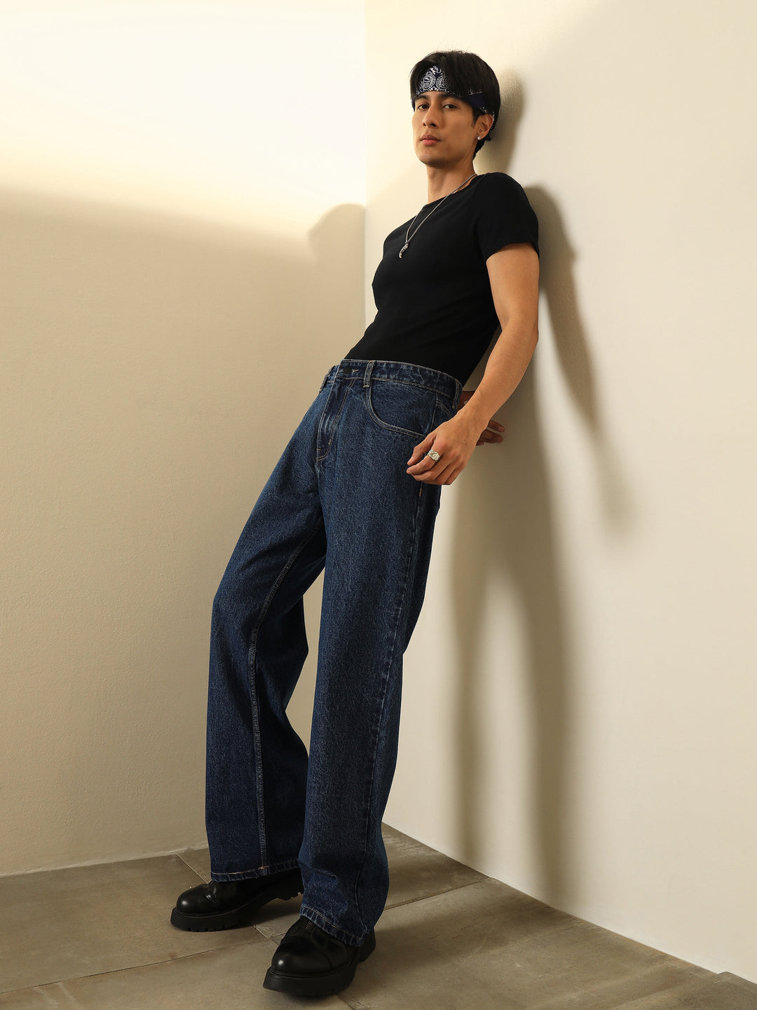 Men Blue Relax Fit Jeans