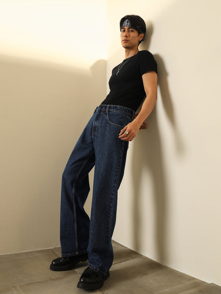Men Blue Relax Fit Jeans