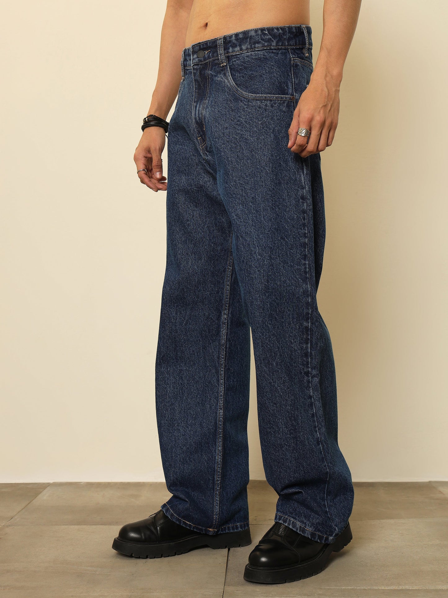 Men Blue Relax Fit Jeans