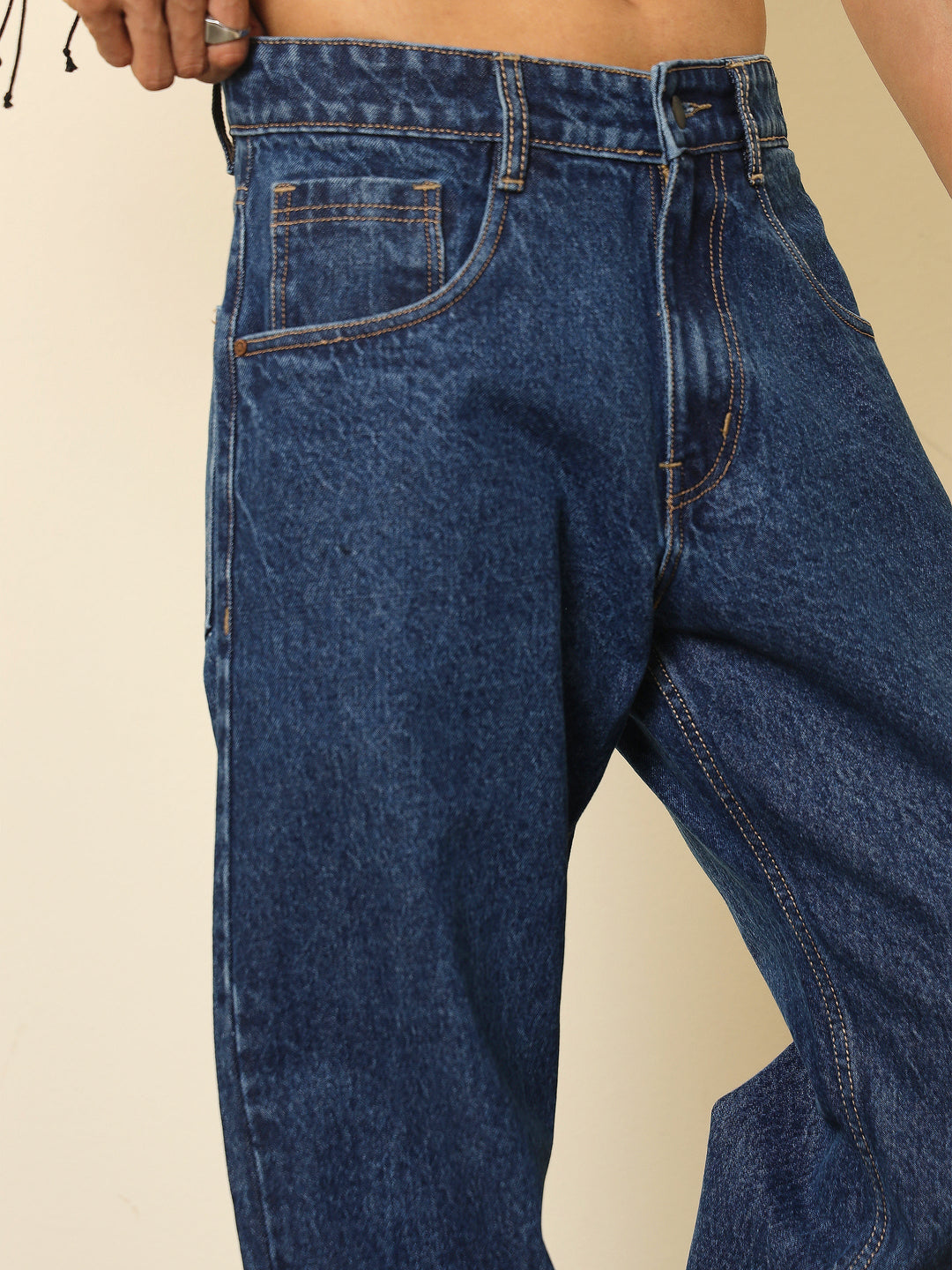 Men Blue Relax Fit Jeans