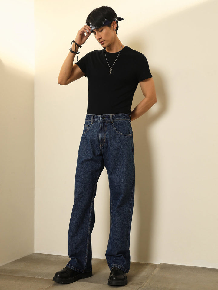 Men Blue Relax Fit Jeans