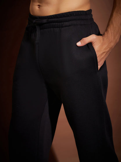 Men Black Oversized Joggers