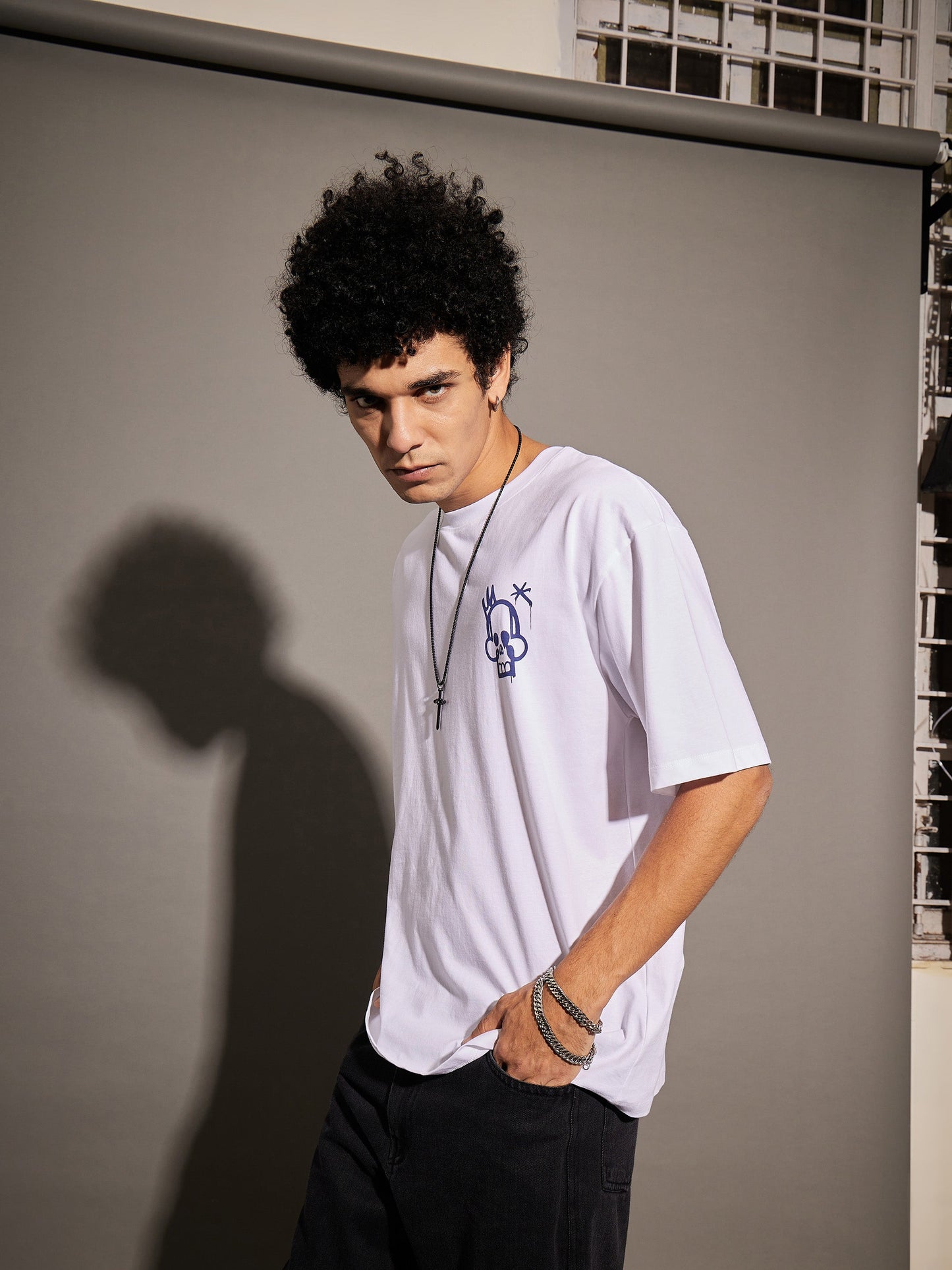 Unisex White NO FUTURE Oversized T-Shirt