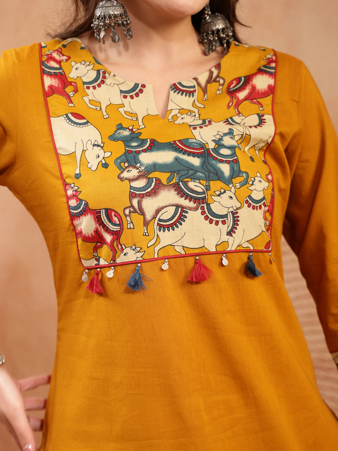 Solid Rayon Straight Kurta