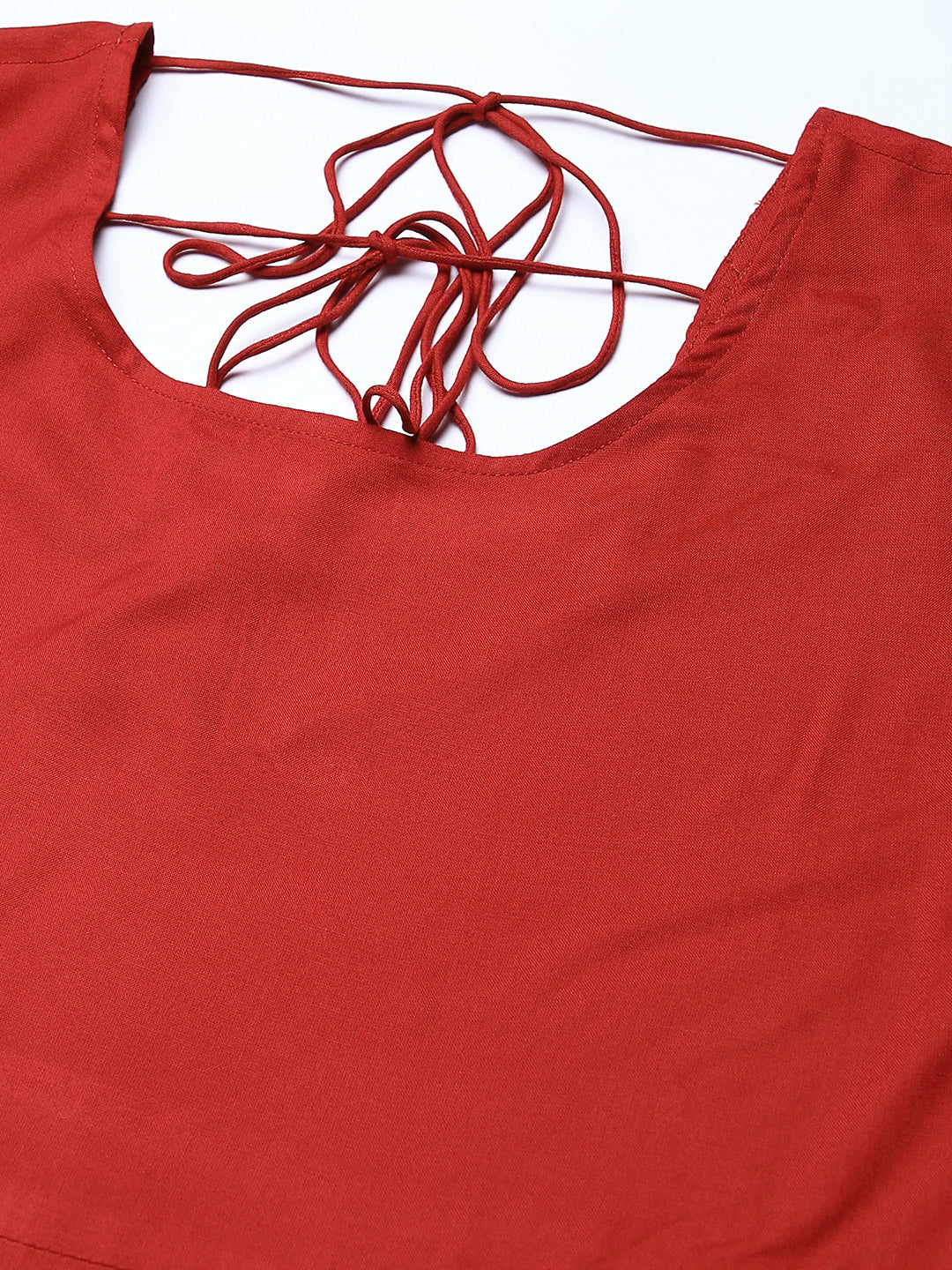 Gold Printed Rayon Flared Kurta Dupatta Set (Pre-Order)