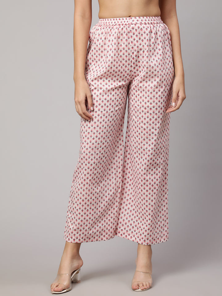 Printed Pure Cotton  Ethnic Dress Pant Set