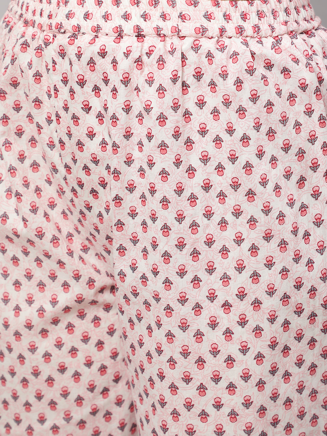 Printed Pure Cotton  Ethnic Dress Pant Set