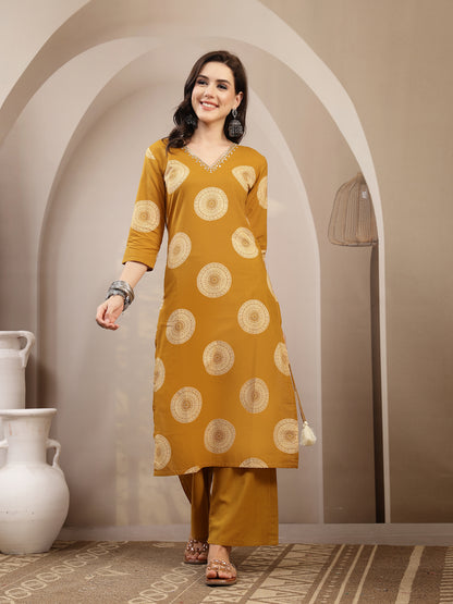 Printed Kurta Set With Dupatta