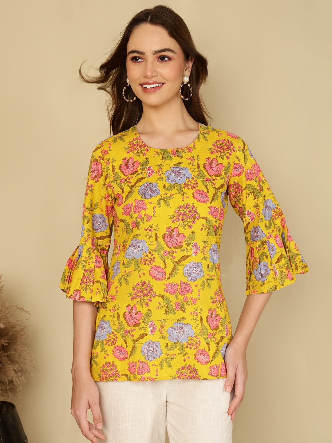 Nishabd cotton printed top – wholesale manufacturer & exporter from India