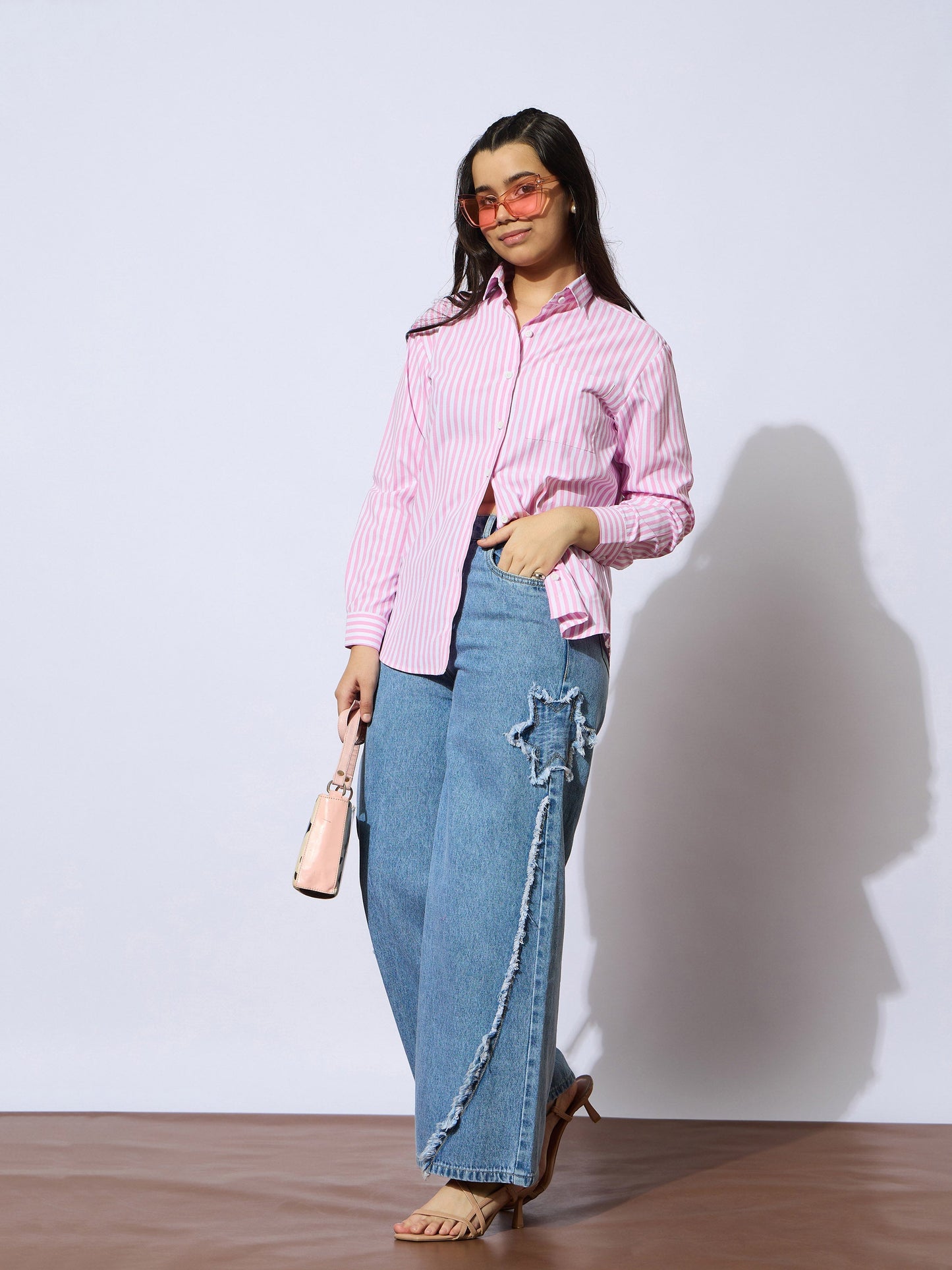 Girls Ice Blue Front Disgrace Straight Jeans