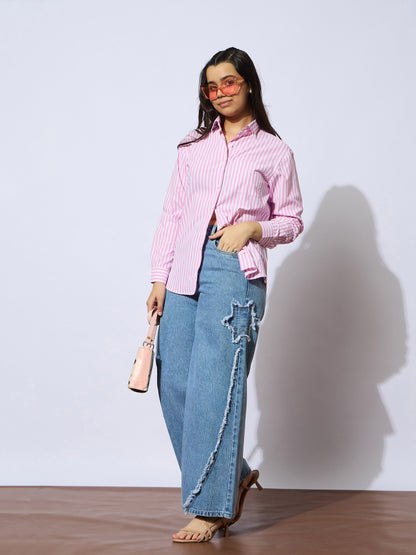 Girls Ice Blue Front Disgrace Straight Jeans