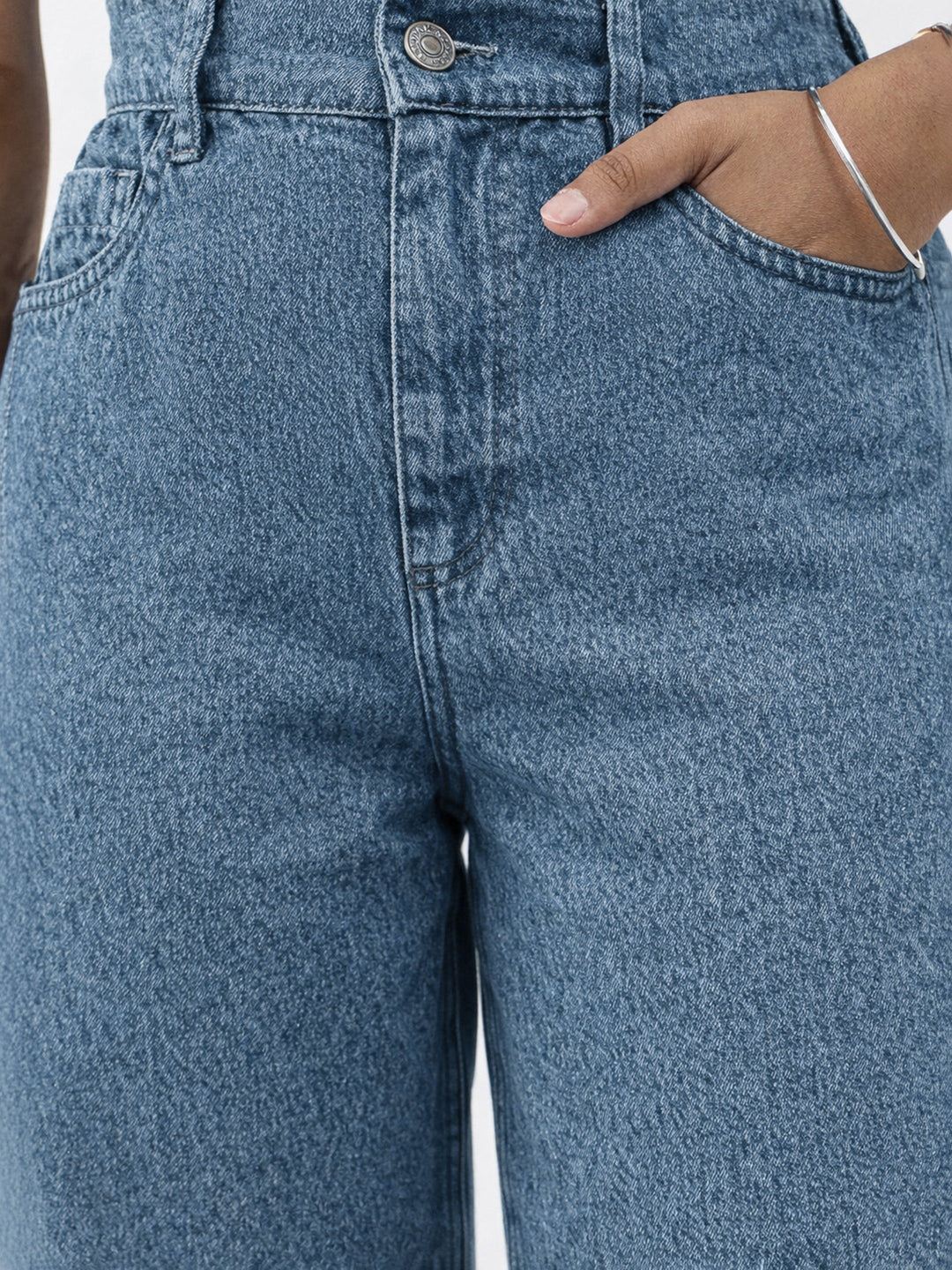 Girls Blue Blast Denim Ankle Length Jeans