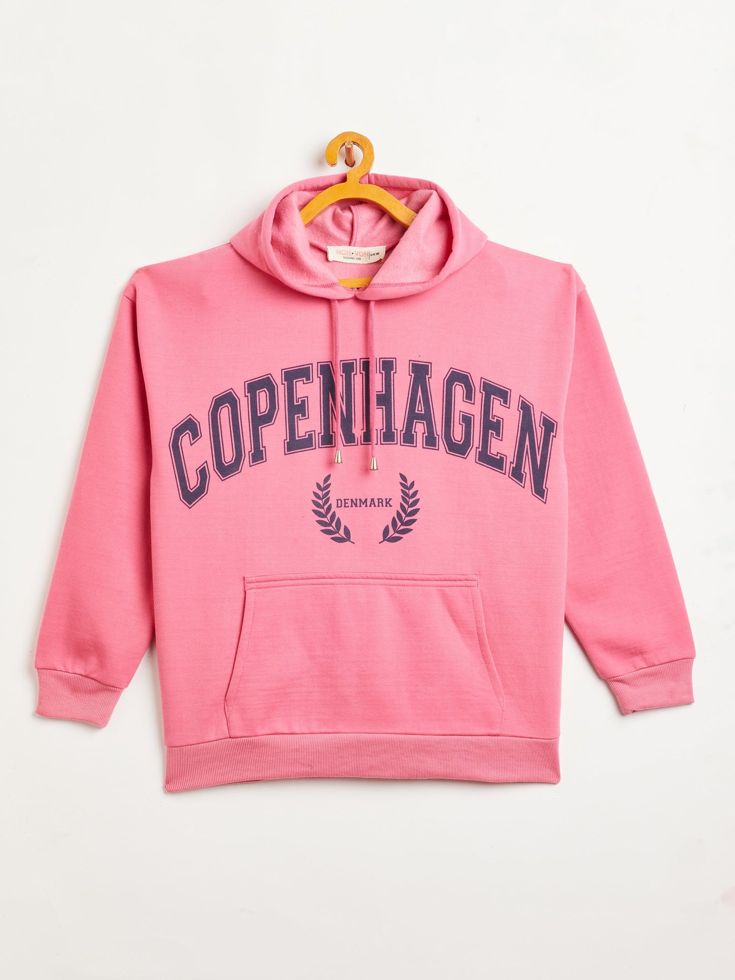 Girls Pink COPENHAGEN Oversized Sweatshirt With Track Pants