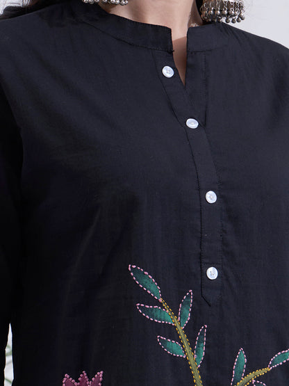 Mal Cotton Kantha Work Co Ord Set