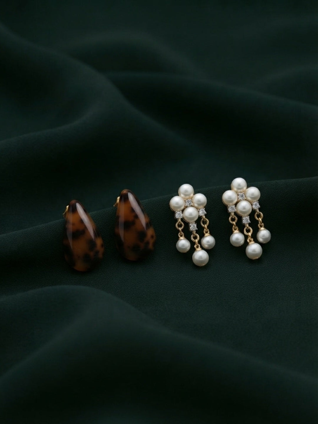 Pack Of 2 Multi-Design Earrings Combo For Women