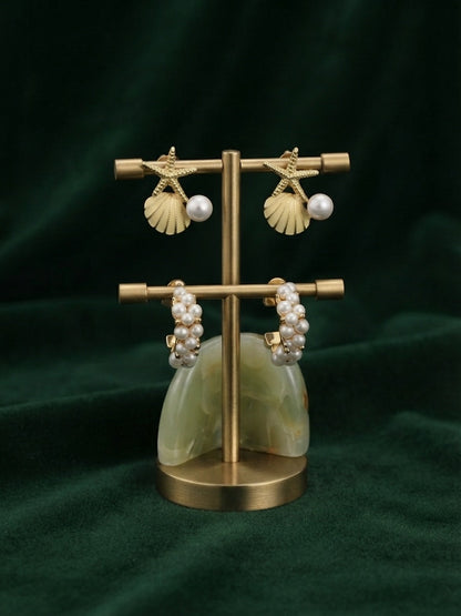 Pack Of 2 Multi-Design Earrings Combo For Women