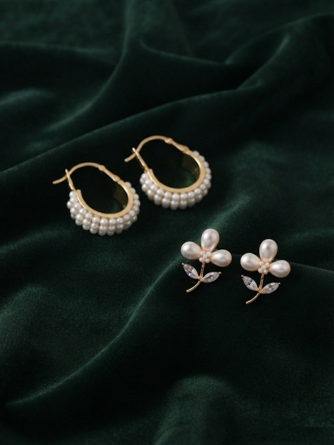 Pack Of 2 Multi-Design Earrings Combo For Women