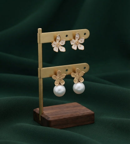 Pack Of 2 Multi-Design Earrings Combo For Women
