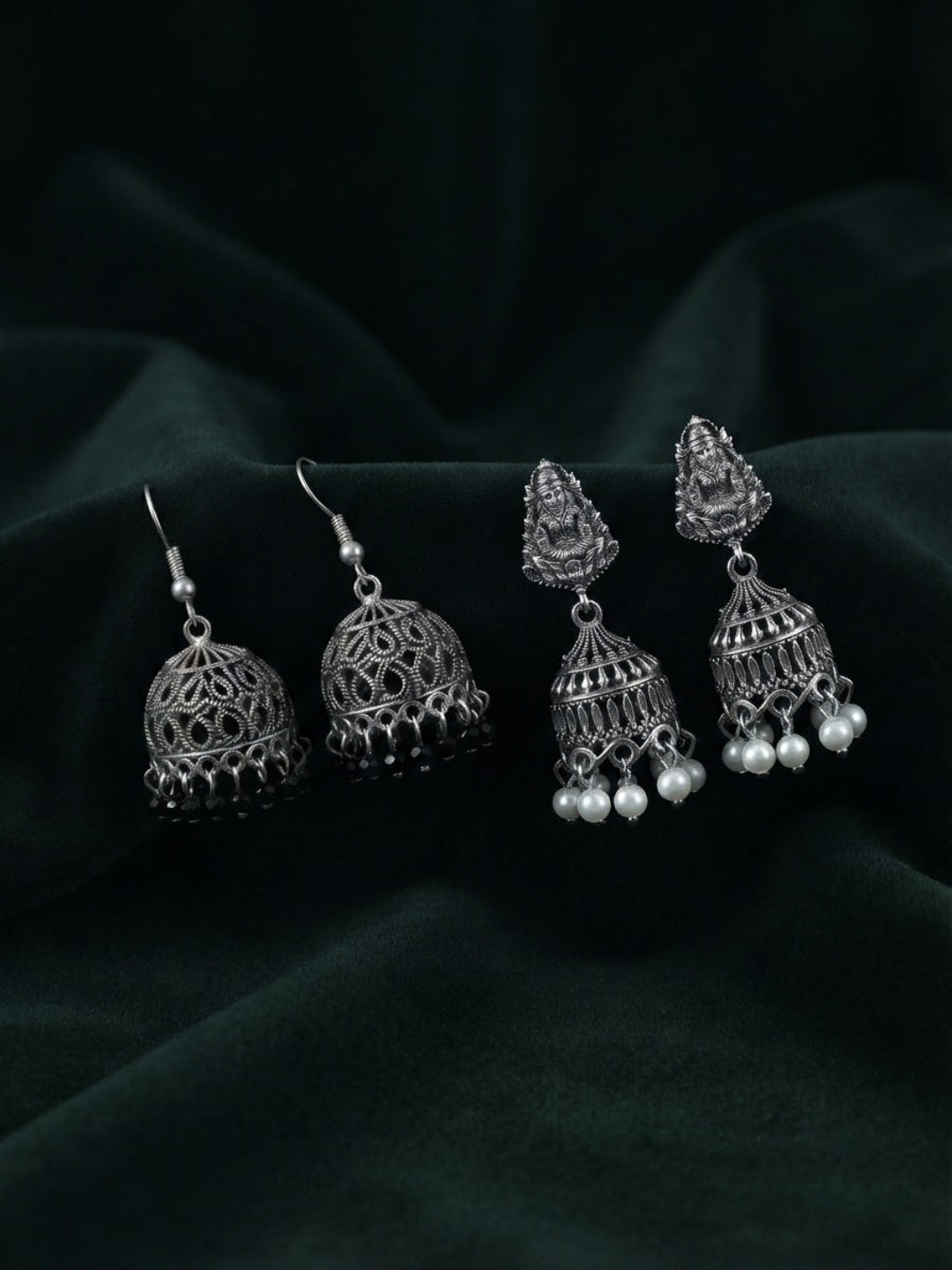 Pack Of 2 Multi-Design Earrings Combo For Women