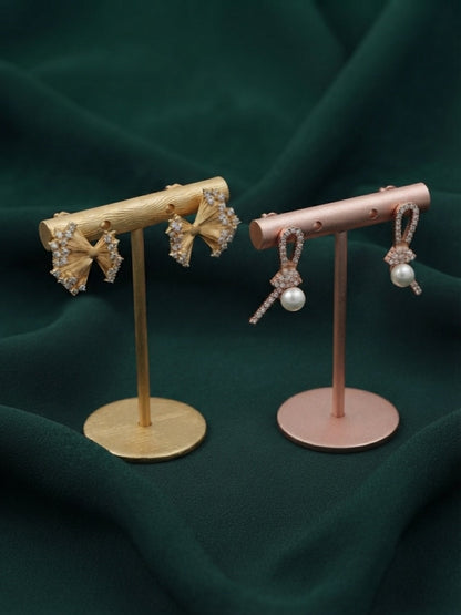Pack Of 2 Multi-Design Earrings Combo For Women